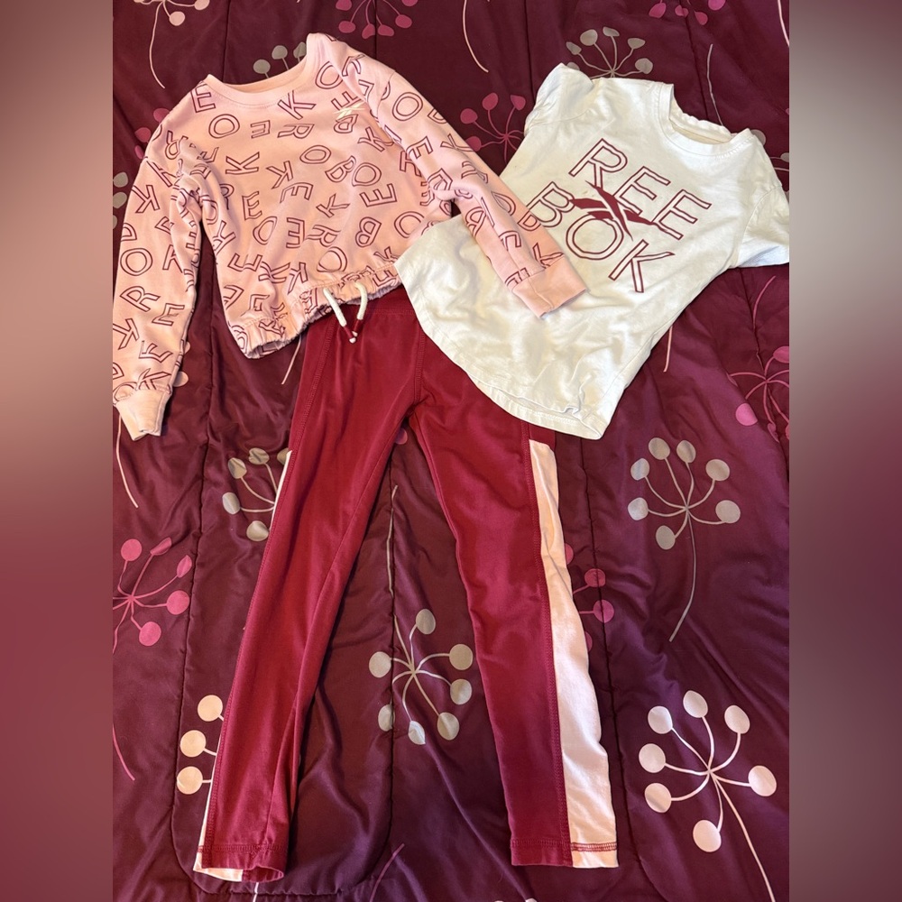 Reebok girl’s set - Pink and White